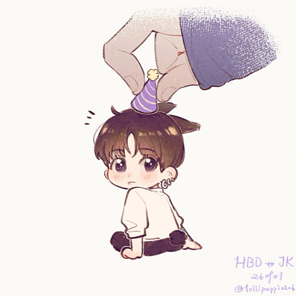 lollipuppi0206's tweet photo. Happy Birthday🥰🤲💜
#정국 #JungKook
 #HAPPYJKDAY https://t.co/0fhaLJbr73