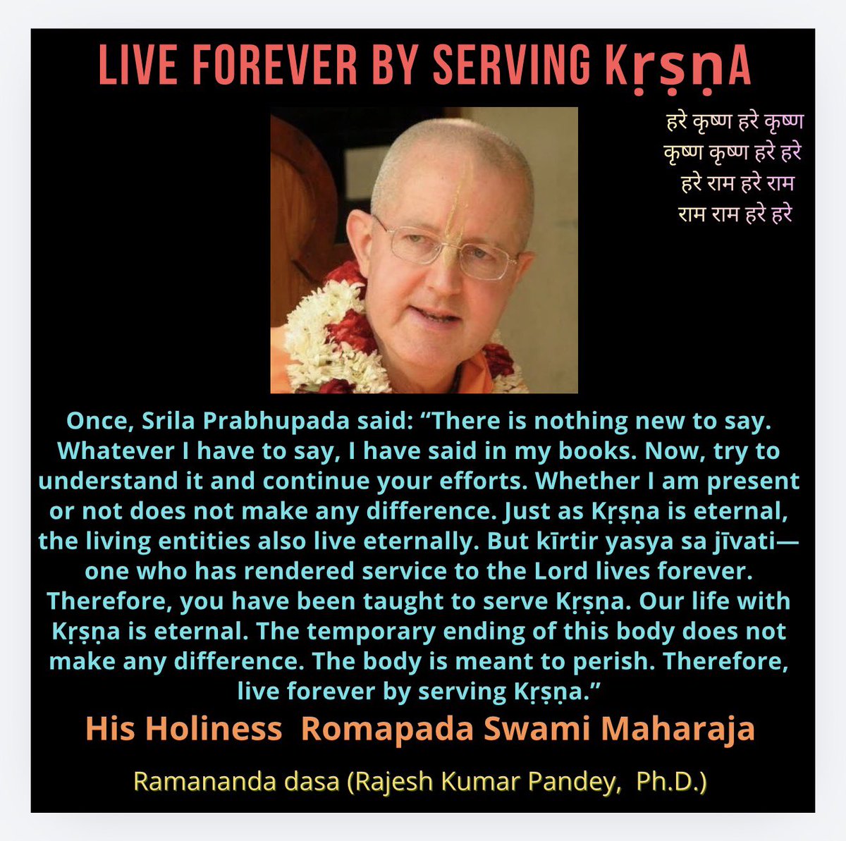 rkp108's tweet photo. #HareKrishna 
#dailyquotes
#positivevibe https://t.co/JqkjlhgRSV