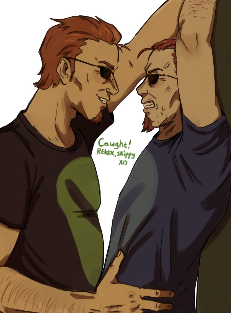 KirjaOgurchik19's tweet photo. Silly p23 played silly games and a silly p2 got caught by a silly p3. And it all turned into a silly doodle. END.
#postal ( #dudecest #p23 ) https://t.co/Yl3HMOmo4m
