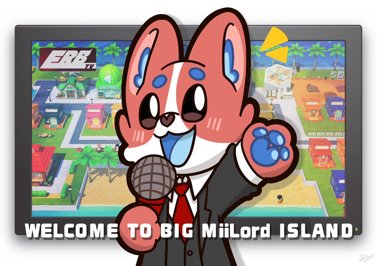 Rav3n_Doo's tweet photo. WELCOME TO ERBtv BIG MIILORD ISLAND! 

#BloodflameArt https://t.co/gFwLSEpS6M