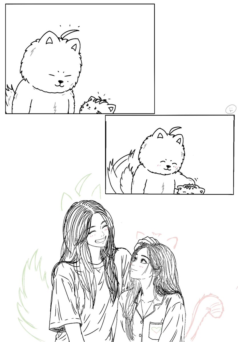 miwlublak's tweet photo. head pats 💚💖 #MilkLove #มิ้ลค์เลิฟ https://t.co/Wzf8e24Vjn
