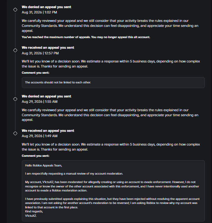 Tahix2fr's tweet photo. @realRubenSim Yo man i have an urgent and serious request, and i would be happy if you'd Fulfill it. Could you please make a post on roblox banning my account because someone hooked up their account to mine and got my account deleted? I keep appealing but they keep rejecting them. 🙏🙏 https://t.co/nr2Bfzi4OR