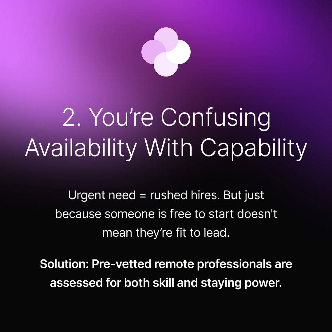 PersonaTalent's tweet photo. Still hiring like it’s 2016?

Outdated methods deliver outdated results.

Persona connects you with remote talent built for how work actually gets done today. https://t.co/mkTxDKa3gP
