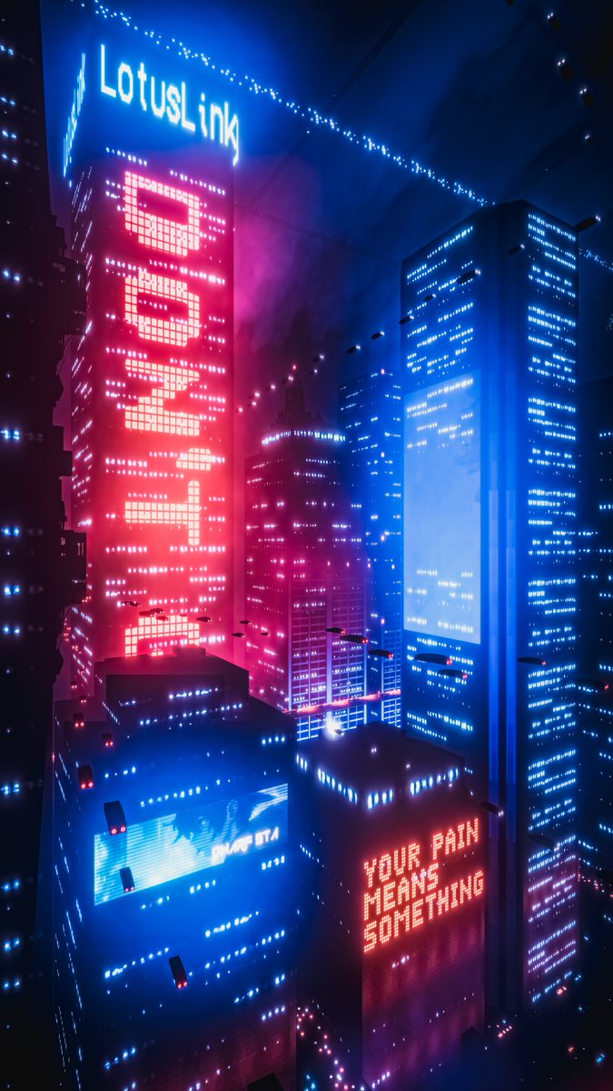 Neomance's tweet photo. Cyberpunk Cities
サイバーパンクの都市

World : Mirage Central
Author : C A G E

#VRChat_world紹介 #Neo写真 https://t.co/xzjp45YQLb