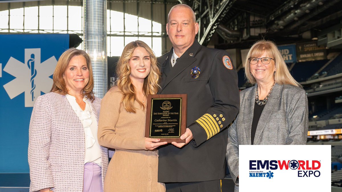 NAEMT_'s tweet photo. 🏆 Proud to announce the 2026 National EMS Awards of Excellence recipients! 12 honorees recognized for outstanding contributions to EMS — from the field to the classroom to the community. Full list: https://t.co/aZ3xYe3C4u
#NAEMT #EMSAwards #EMS #EMSWorldExpo https://t.co/sKidhqolW0