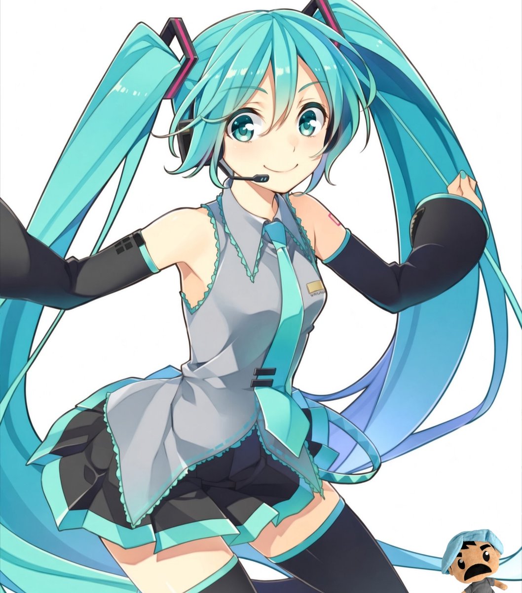 CartoonsOTMoon's tweet photo. Hoy Hatsune Miku está cumpliendo 19 años de su debut. 🎉 https://t.co/8agHiMbRhl