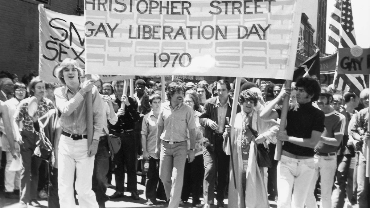 JoeGayHistorian's tweet photo. @SAshC_Opinions The first Pride was not a riot. It was not “LGBTQIA+” as that political coalition did exist yet. There were no trans, no “queers,” no kinks. It was just ordinary gay men and lesbians. https://t.co/IQVePLpHfk