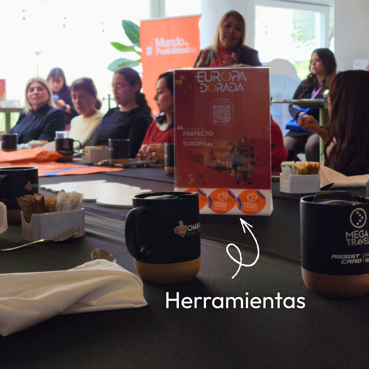 MegaTravel_MX's tweet photo. Agradecemos a todos nuestros agentes por asistir a nuestra segunda edición de 'Charlas Con Café' en la Ciudad de México 🇲🇽☕️, y compartir con nosotros sus experiencias, además de una buena taza de café. ☕️🥐💬
¡Nos vemos en la siguiente edición!. 👋🎉✨
#MegaTravel #1MundodePosibilidades