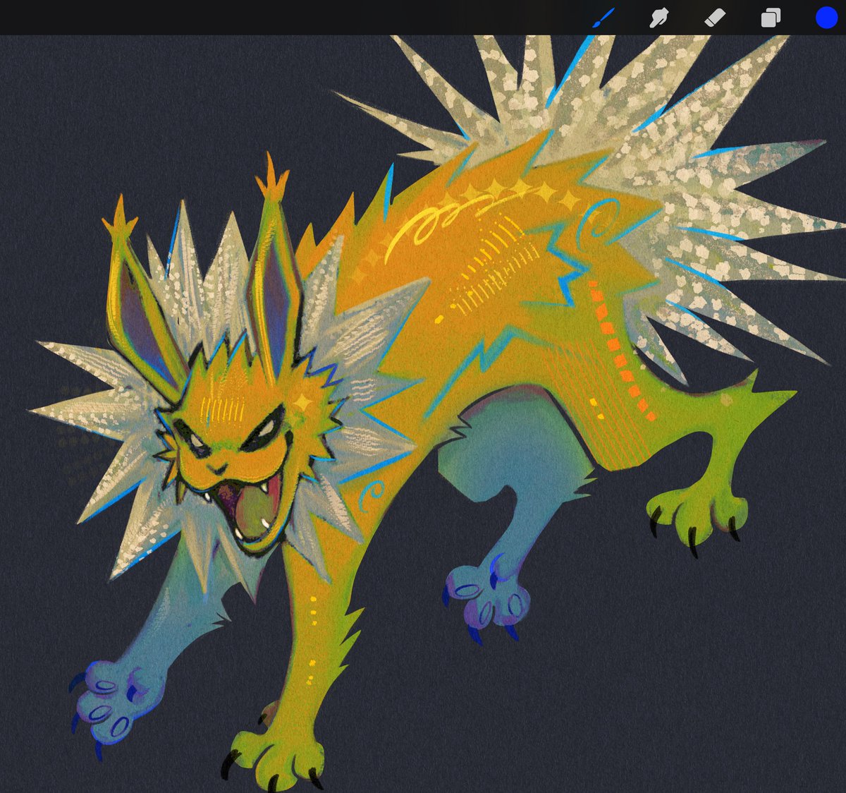 Reckless_Moss's tweet photo. weird electric rat from memory who is anatomically incorrect 💔 https://t.co/DoW2x5Gf9R