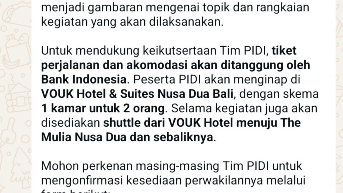 rxqyy14's tweet photo. aku diundang ke Bali 😭 tapi bentrok sama lomba di Pekalongan 😭  sedih banget rekkk. aku belum pernah ke bali😭😭 https://t.co/jsZUcsuC3M