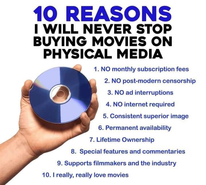 KittenByKitten's tweet photo. Physical media only, nothing else https://t.co/AmD3b8TiWd