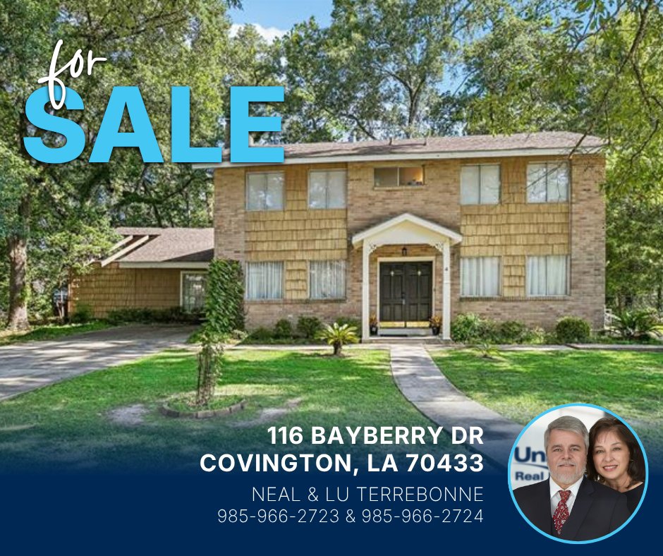 UREPartners's tweet photo. 🏡 New in #Covington! Call Neal & Lu Terrebonne at 985-966-2723 & 985-966-2724. #RealEstate #NewListing #Louisiana https://t.co/YnE69Cq0ZZ