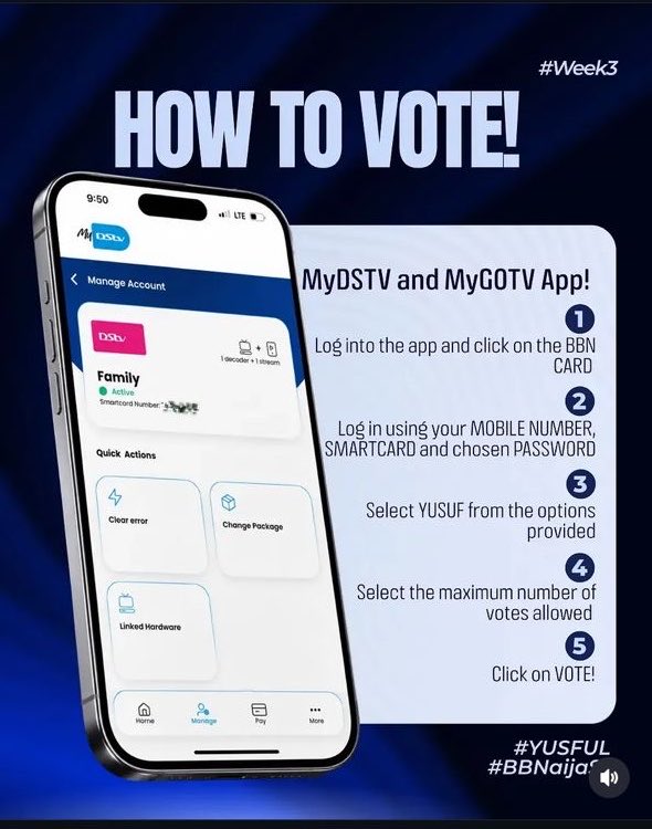 yusuftheactor_'s tweet photo. YUSFULS AND YUSUF RAIDERS!! 🚨

You know what time it is!!! 

VOTE YUSUF and let’s keep him in the Big Brother Naija House!!

The goal is TOPPING THE POLLS! Nothing more, nothing less!!! 🔥

VOTE YUSUF

#YusufMuhammad
#BBNaija https://t.co/Hl04zmeTK7