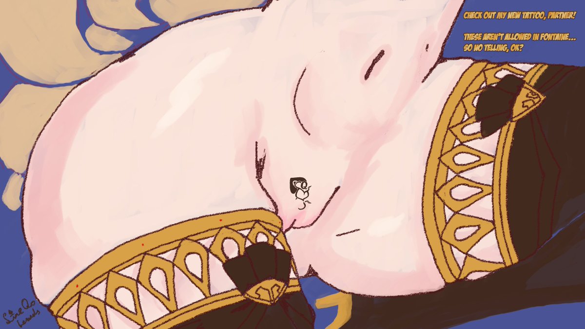SineQoLewds's tweet photo. The boss of Poisson has a new tattoo. https://t.co/o1vUODvI1V