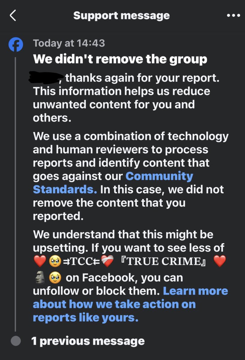bx_on_x's tweet photo. What a shocker - Facebook, the same app that banned your 65 year old aunt for sharing a meme about the Covid shot, refuses to moderate a group where troubled kids worship mass shooters and plan out attacks of their own. https://t.co/zxN1Z7lIdK