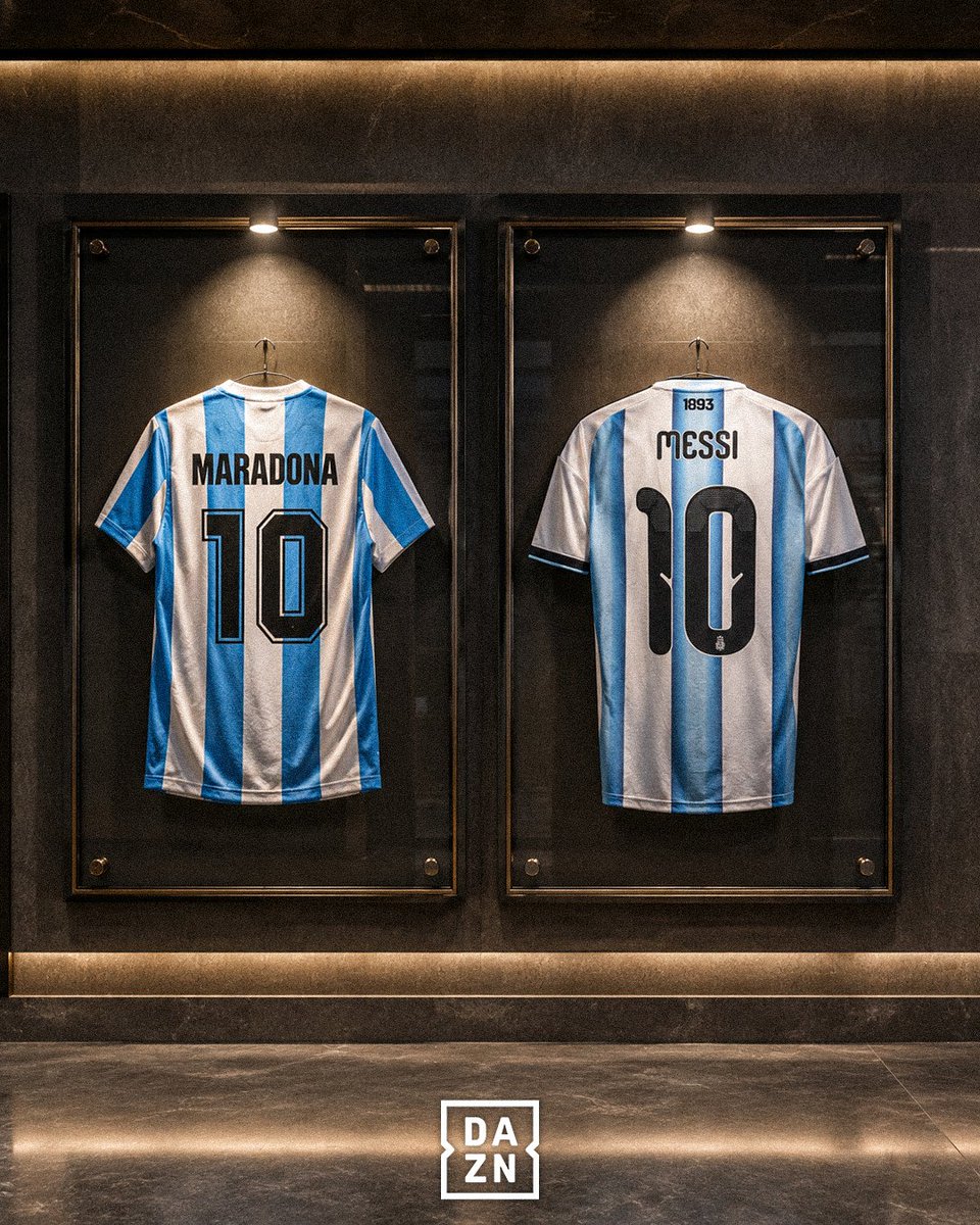 DAZNFutbol's tweet photo. LA HUELLA QUE HAN DEJADO LOS #10 DE ARGENTINA 🥹🇦🇷

UN NÚMERO. UNA CAMISETA. UNA ETERNIDAD ♾️

#DAZNFutbol https://t.co/Ppbm85cPcQ