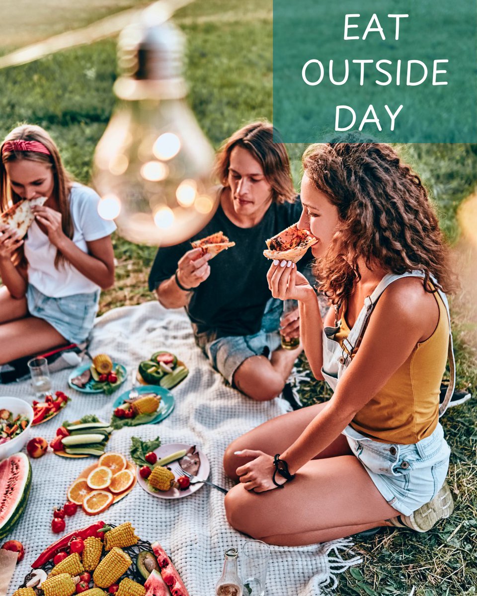 ROG_All_Stars's tweet photo. ☀️🥗 Celebrate Eat Outside Day – August 31st! 🥪🌳

Step away from the indoors and enjoy your next meal in the open air. From picnics in the park to backyard BBQs, there’s something special about dining under the sky. After all, our earliest ancestors ate https://t.co/sM1yzwVTjD