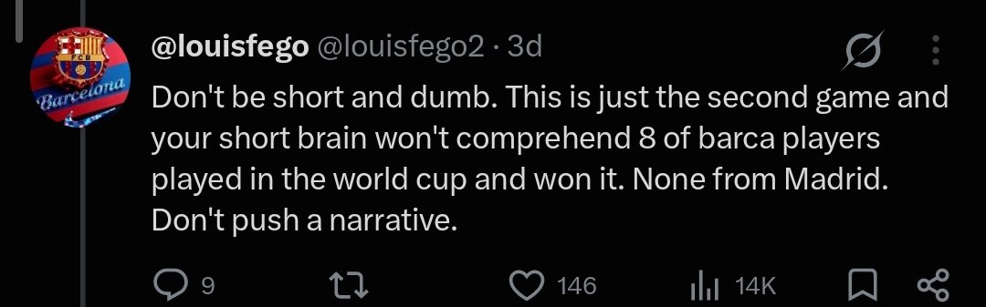 devphenom's tweet photo. @louisfego2 @PoojaMedia Ypu just sound intelligent for nothing. Except you have a reference that says 0 === 1 and none !== 'empty', then you're wrong with your statement of "none from Madrid". It'll be nice of you to proofread your write-up before hitting the send button next time. 
"Get sense mate" una https://t.co/yrMIpoJFhJ