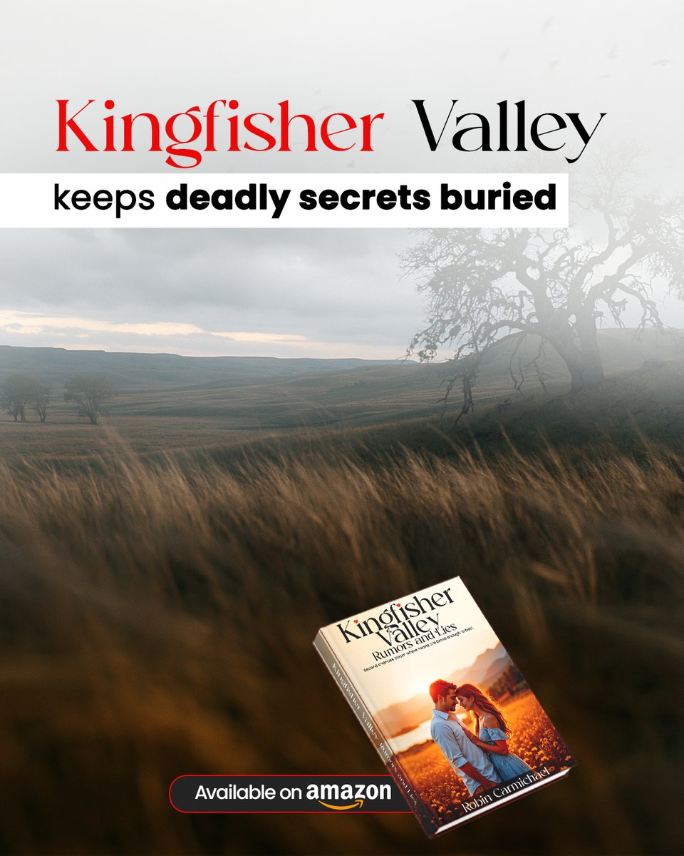 Carmichael13566's tweet photo. 🎭 Secrets run deep and trust burns fast in Kingfisher Valley.
Can you uncover the truth before everything unravels? 🔍
Dive into the mystery now! 👇
https://t.co/JlOuGXM0XB

#mystery #booktok #thriller #mustread #trending https://t.co/jv9V1zEH2U