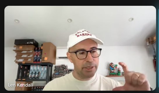lenkendall's tweet photo. Video call froze during my meeting with the team today and now everyone is guessing what point I was making. 

I'm sending $100 bucks to the funniest caption. https://t.co/SYgIbwLLXO