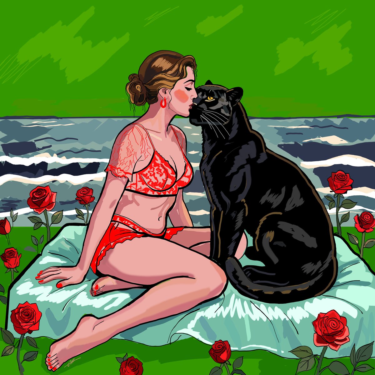 MinaTahmasb's tweet photo. 🟢The Jaguar and the Woman
🟢1/1
🟢Digital hand-painting
https://t.co/huRZ5peNJw
#NFTCommunity #tezos #objkt #nft #NFTshill #collection #artist #animals #PeaceOnEarth #Utopia #ecoart #vegan #tezos #objkt #NFTart #tezostuesday #minatk #NFT #vegan #PEACE #BEEV33GAN #Nature https://t.co/OghEd6uKSJ