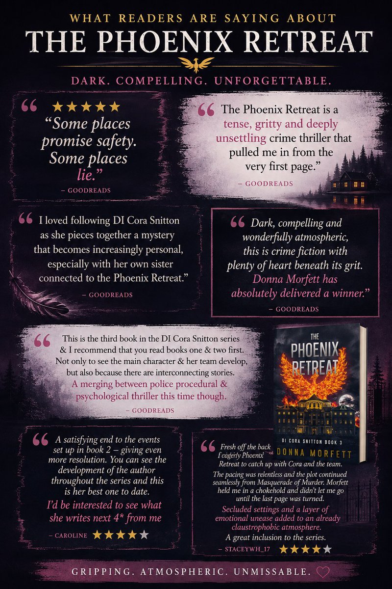 lilmissmorfett's tweet photo. Great reviews have come in on the first day of the Phoenix Retreat opening its doors. Those words mean everything and keep me going. Thanks everyone ❤️ https://t.co/i7nRxJoN2N