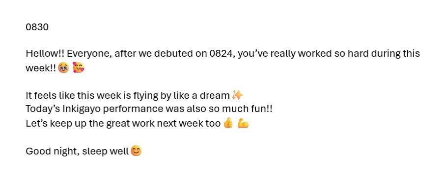 TranslateTuide's tweet photo. 🪐 • WEVERSE Post 260830 — #SAKI 

🐹: caption in photo

#SAKI #사키 #TUIDE #튜이드 https://t.co/tGR1p5py0m