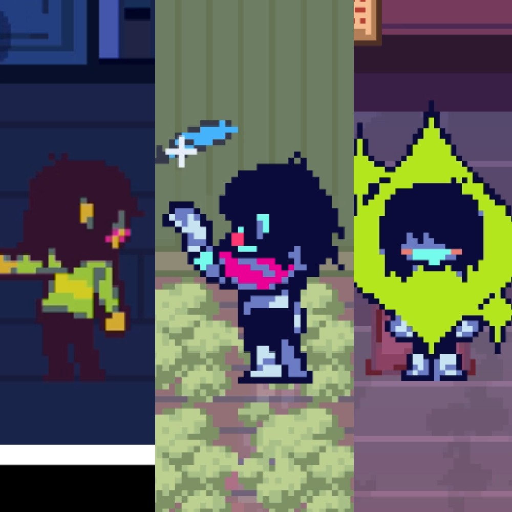 tobinoundertale's tweet photo. 大人しいクリスが照れ隠しするシーン３選 https://t.co/dlwZWQ76R6
