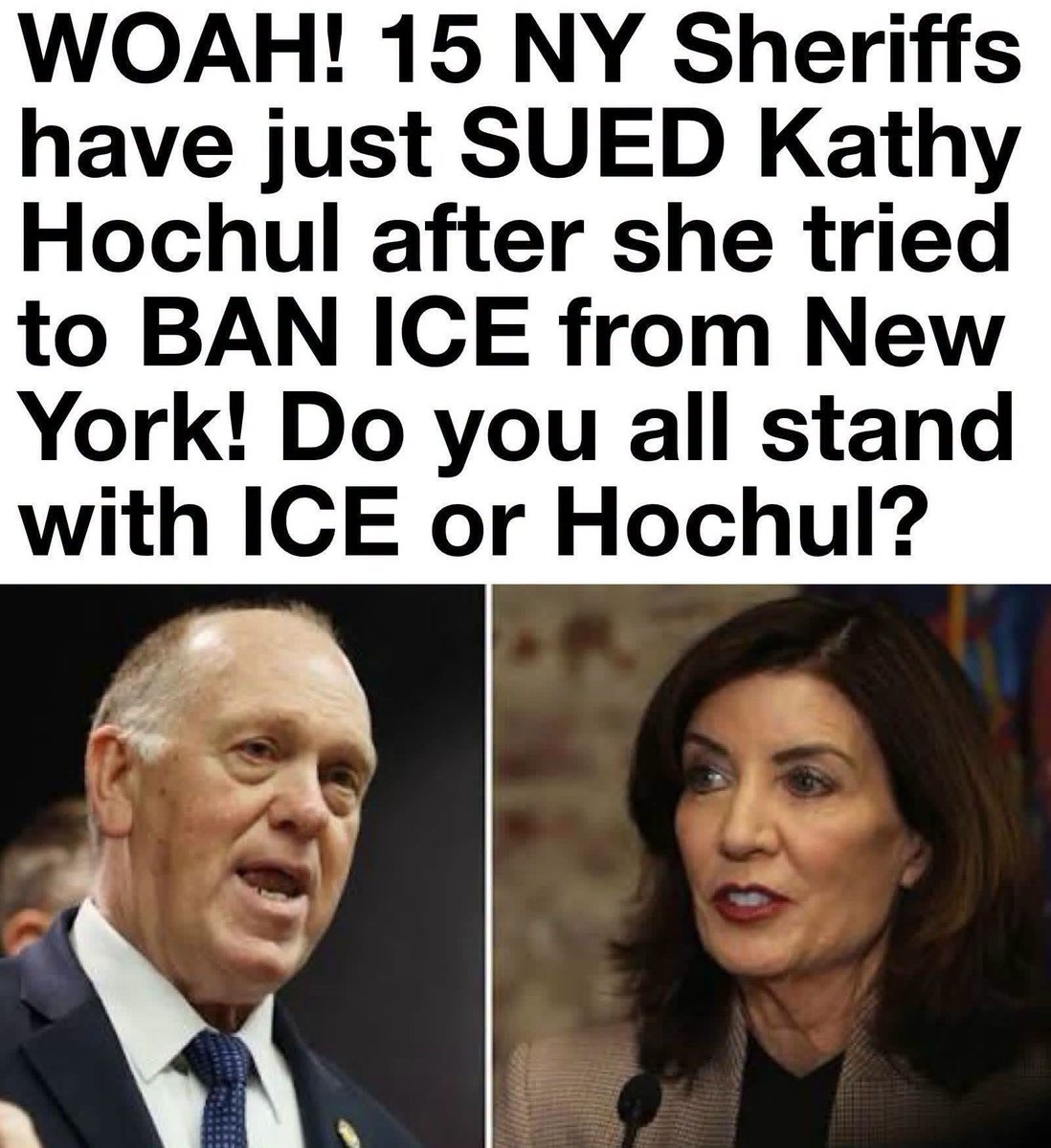 Pixie1z's tweet photo. I support ICE and I'm glad they are suing her. https://t.co/LPIRhS5tpv