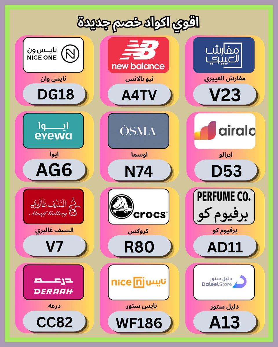 DamnThoseQuotes's tweet photo. 🦼استفد من التوفير مع مفارش العييري و كود و نيو بالانس و كوبون و ✦نُايُسُ✦وُنٌ✦ و خصم و ايرالو و اوسما للعطور و ايوا و🦌السعودية و برفيوم كو و الامارات و كروكس و السيف غاليري و الكويت و دليل ستور و عطور درعه، وقارن السعر قبل إتمام الطلب. https://t.co/46YivDJ4qd