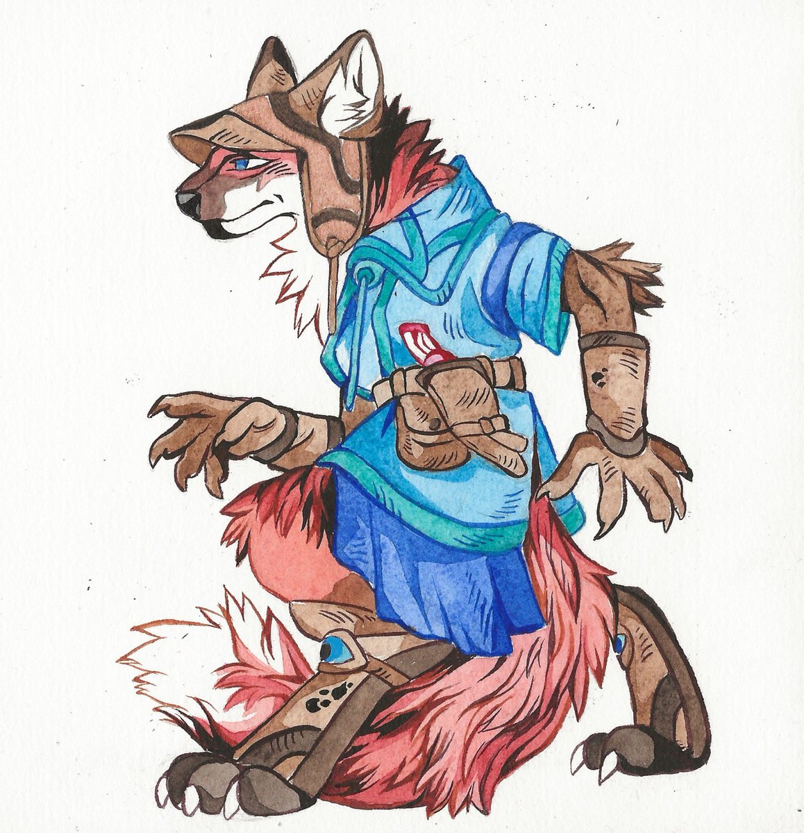 Nosefeta's tweet photo. Maned wolf oc https://t.co/wBjDyBNJG6