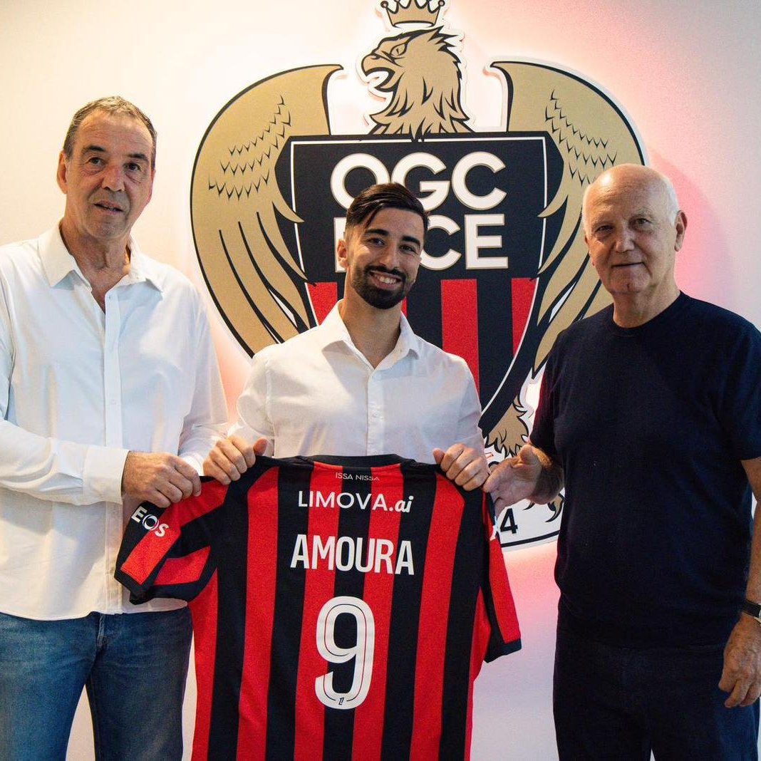 DeadlineDayLive's tweet photo. 📝 𝗗𝗘𝗔𝗟 𝗗𝗢𝗡𝗘: OGC Nice have signed Mohammed Amoura on loan from Wolfsburg with an option to buy.

He'll wear the No.9 shirt. 

(Source: @ogcnice) https://t.co/0AU7AbsTdZ
