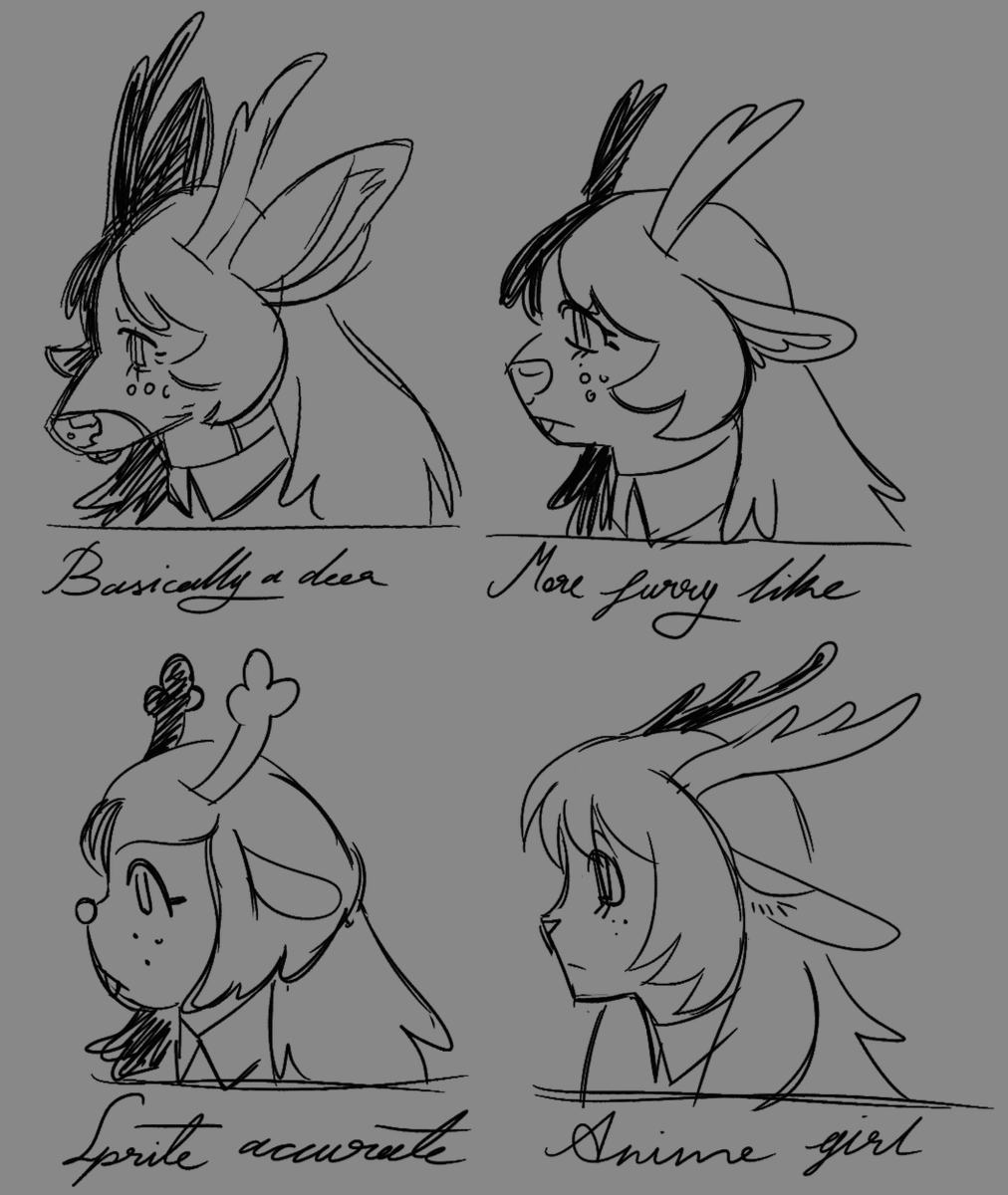 carnisinsanis's tweet photo. noelle species ive spotted in fanart over the years 

#deltarune https://t.co/DAUkL8wSoh