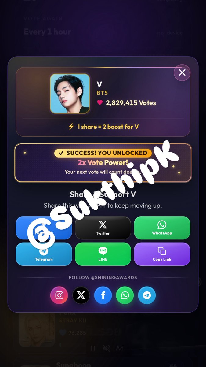 SukthipK's tweet photo. @kxxw_JYK7 #อาร์มี่ชวนโหวต #VoteforV https://t.co/ZietzldrRm