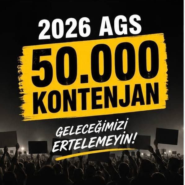 OgretmeninnSesi's tweet photo. Öğretmen açığına rağmen düşük atama yapılması doğru değildir. Talebimiz açık: 50 bin atama şart! @AkParti @dbdevletbahceli @MHP_Bilgi @turkegitimsen @EgitimBirSen @PrfDrFilizKilic @TalipGeylan06

#AGS50BinŞart https://t.co/V8gWyluBvN
