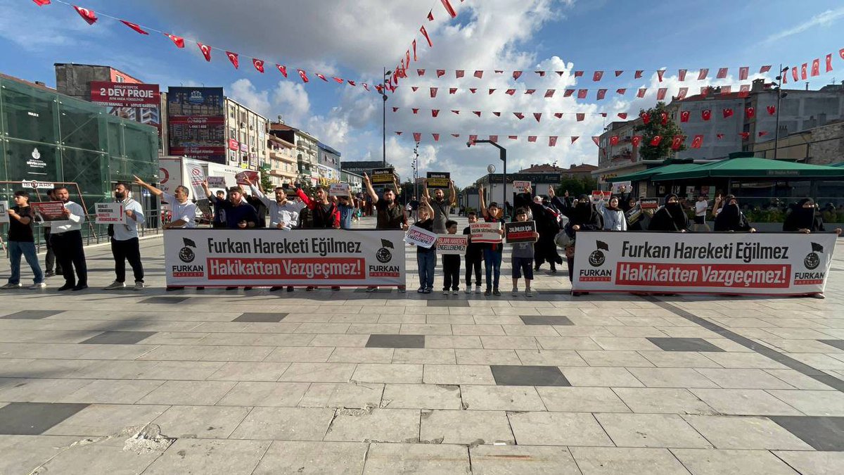 fhoncunesil's tweet photo. ADALET BEKLİYORUZ! 

İstanbul Furkan Hareketi mensupları olarak haksız bir şekilde tutuklanan Alparslan Kuytul Hocaefendi, Semra Kuytul Hocahanım ve çok sayıda Furkan Hareketi mensubu kardeşimiz için basın açıklaması gerçekleştirdi. 

📍İstanbul 

Talimat Saraldan 
Zulümle KalkınmaPartisi
28Şubat DevamEdiyor