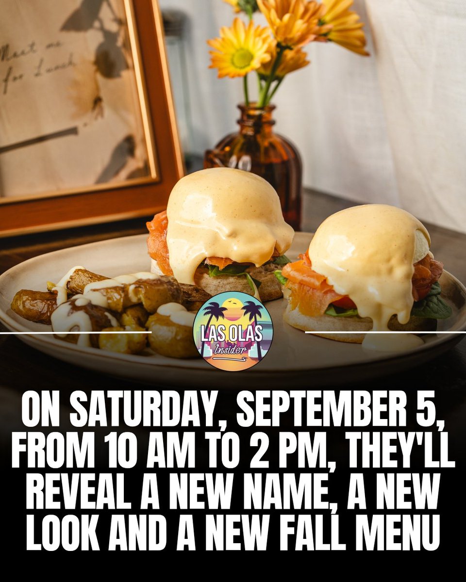 LasOlasInsider's tweet photo. 📚🍪 On Saturday, September 5, from 10 a.m. to 2 p.m., they will reveal a new name, a new look and a new fall menu. And the whole neighborhood is invited.🍂
📍 Pulp & Press 909–911 NE 20th Ave. Fort Lauderdale, FL 33304
#FortLauderdale #LasOlas #LiveLoveLasOlas #LasOlasInsider https://t.co/2pK9f8JB2f