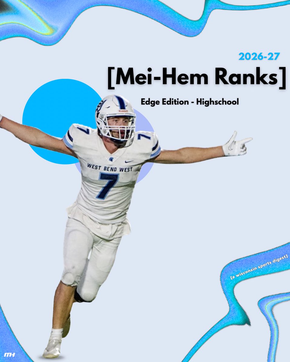 wiscomeihem's tweet photo. Mei-Hems Top 10 Wisconsin High school Edge Rushers

(A thread) https://t.co/uNPWD4fHzt