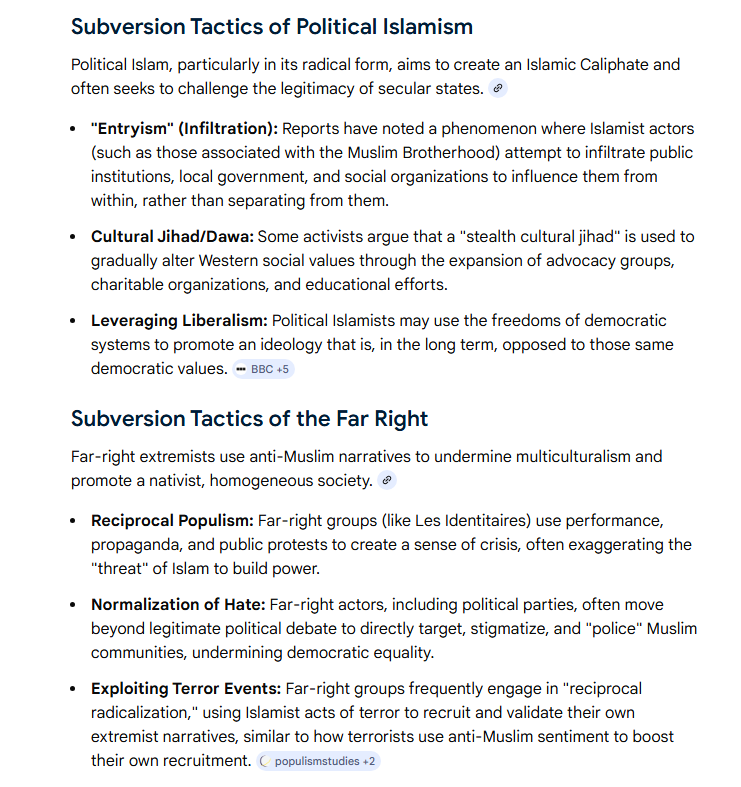 TalkingTeslaTec's tweet photo. @JohnStrandUSA Islam is a Religious, Political &amp; Military Ideology 

Muhammad was a Religious, Political &amp; Military Leader    

Violence is codified into Islam 

Political Islam is the Political Wing of Religious Islam 👇 https://t.co/X94NX9THEq