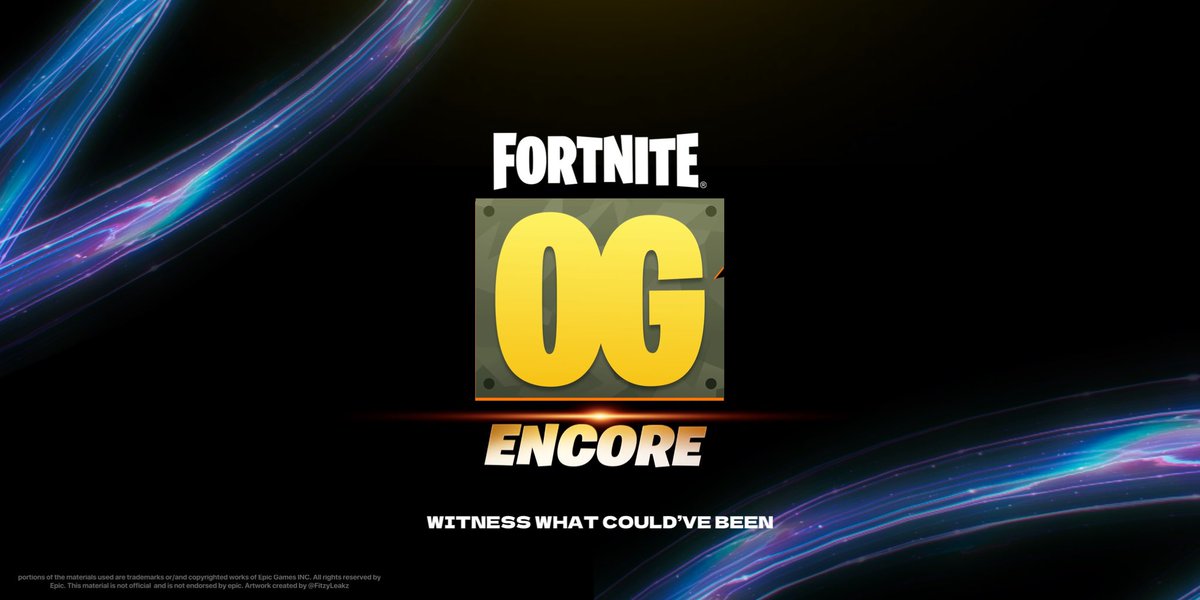 Fitzyy's tweet photo. IDEA: FORTNITE OG: ENCORE

So interesting yet to simple idea where OG goes beyond Season X (Season 11-12-13…) https://t.co/3vDYlgWB3e