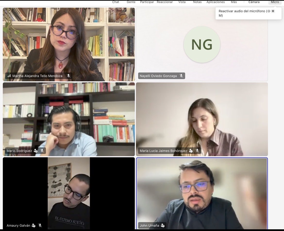 ale_tello_m's tweet photo. Ya salió nuestro segundo programa de Lo que está en juego de la @TEPJF_EJE . En esta ocasión nos acompañaron l@s queridos colegas @MariaLJaimesB 🇨🇴 @M_rdzr @____444448 y John Umaña 🇨🇴para pensar juntos sobre las llamadas nuevas derechas latinoamericanas. Ojalá sea de su interés. 
https://t.co/UCeOIVnpkD…