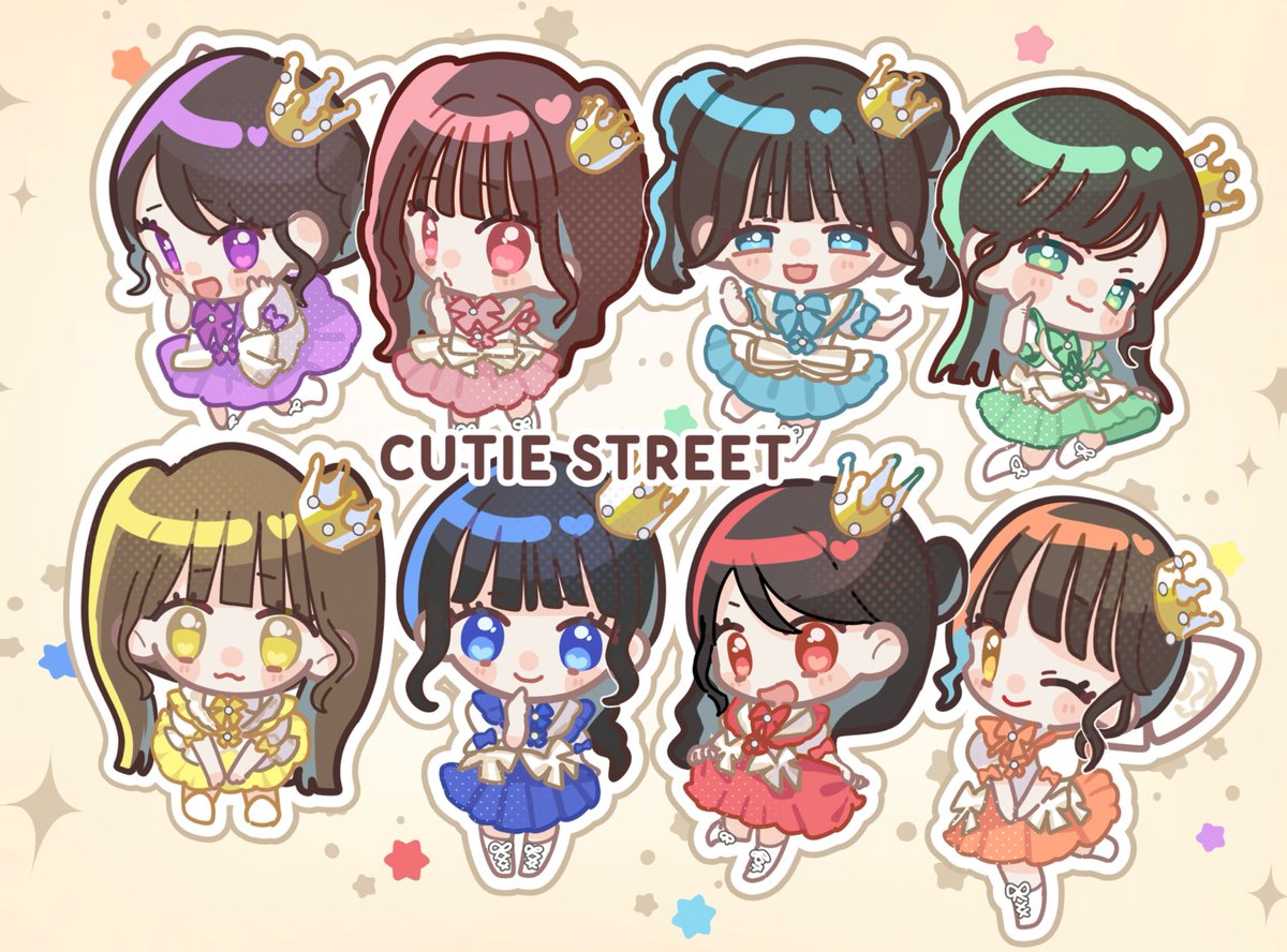 55ki75's tweet photo. きゅーすとちゃん🩷❤️🧡💛💚🩵💙💜
#CUTIE STREET https://t.co/2gipD5S871