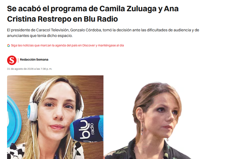 AyalaCarlOzarco's tweet photo. Es una noche de plácemes @ZuluagaCamila Camila Zuluaga y @anacrisrestrepo Ana Cristina Restrepo recogen lo que sembraron: DESPRECIO

Ese par de alcahuetas de la izquierda, de los narcoterroristas de la agenda progremierda del país no van más en BLU...

Hoy duermo en paz. https://t.co/0wKDHbUNnE