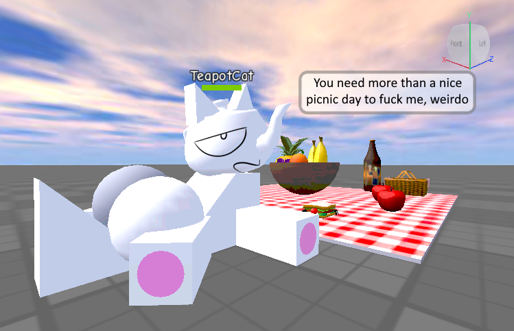 semipussyshere's tweet photo. bro really thought a picnic would work https://t.co/rTlECqXeX4