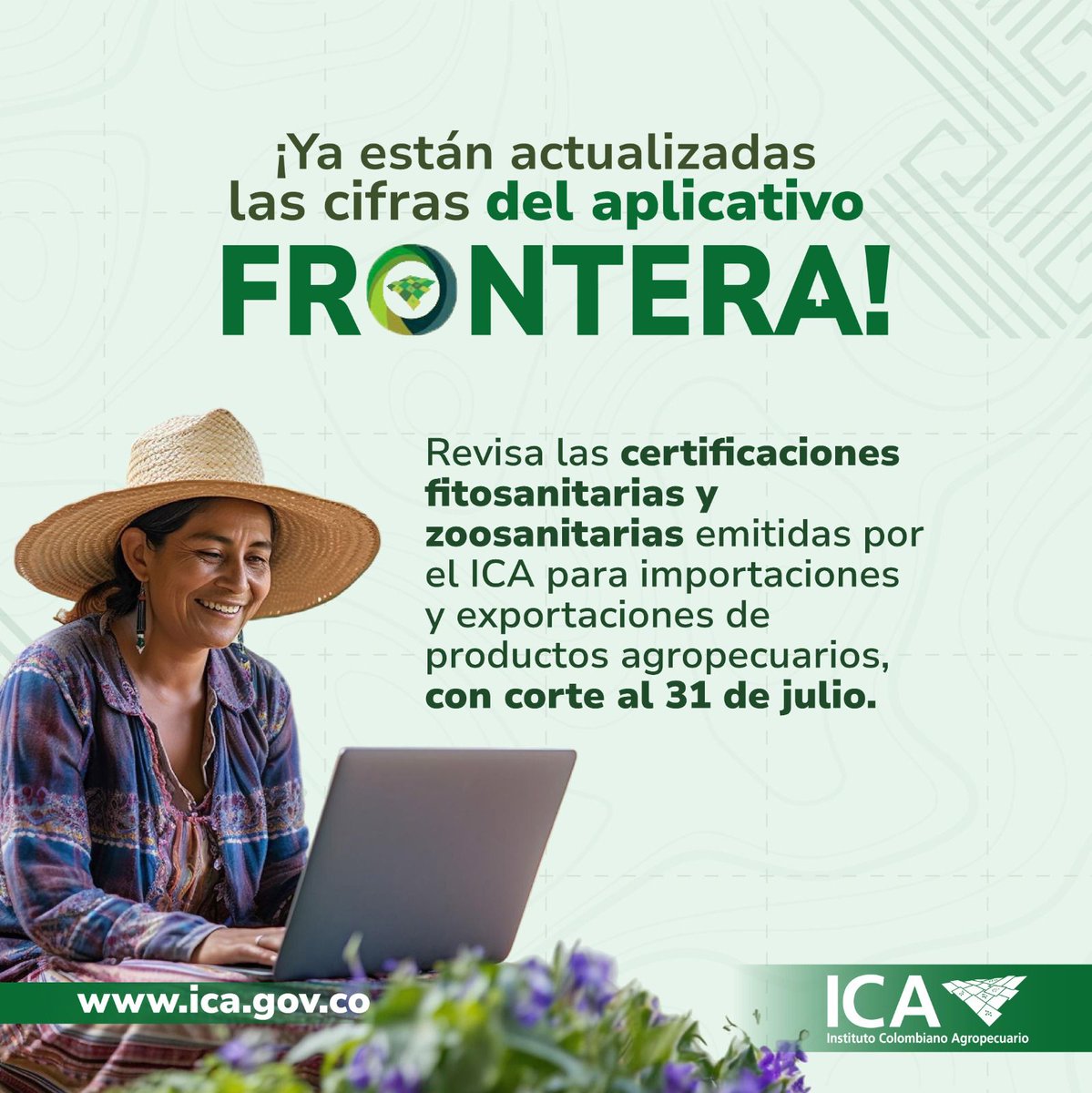 ICACOLOMBIA's tweet photo. Ya tenemos actualizados los datos estadísticos en nuestro BI FRONTERA, con corte al 31 de julio de 2026. 

Conéctate dando clic aquí 👉🏻
https://t.co/2ym3I2YUjO https://t.co/EvV6KfoV3g
