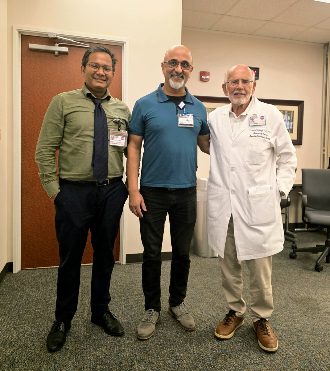 jayastuMD's tweet photo. ๐๐ผTo describe @GBorthakur best would be "kindness personified." An extraordinary physician who cared for each & every patient with empathy, patience & expertise. A great mentor & friend! We will miss you @UTMDAnderson. Best wishes for your next role @RushMedical. Will keep learning from you ๐. Keep advancing leukemia research.