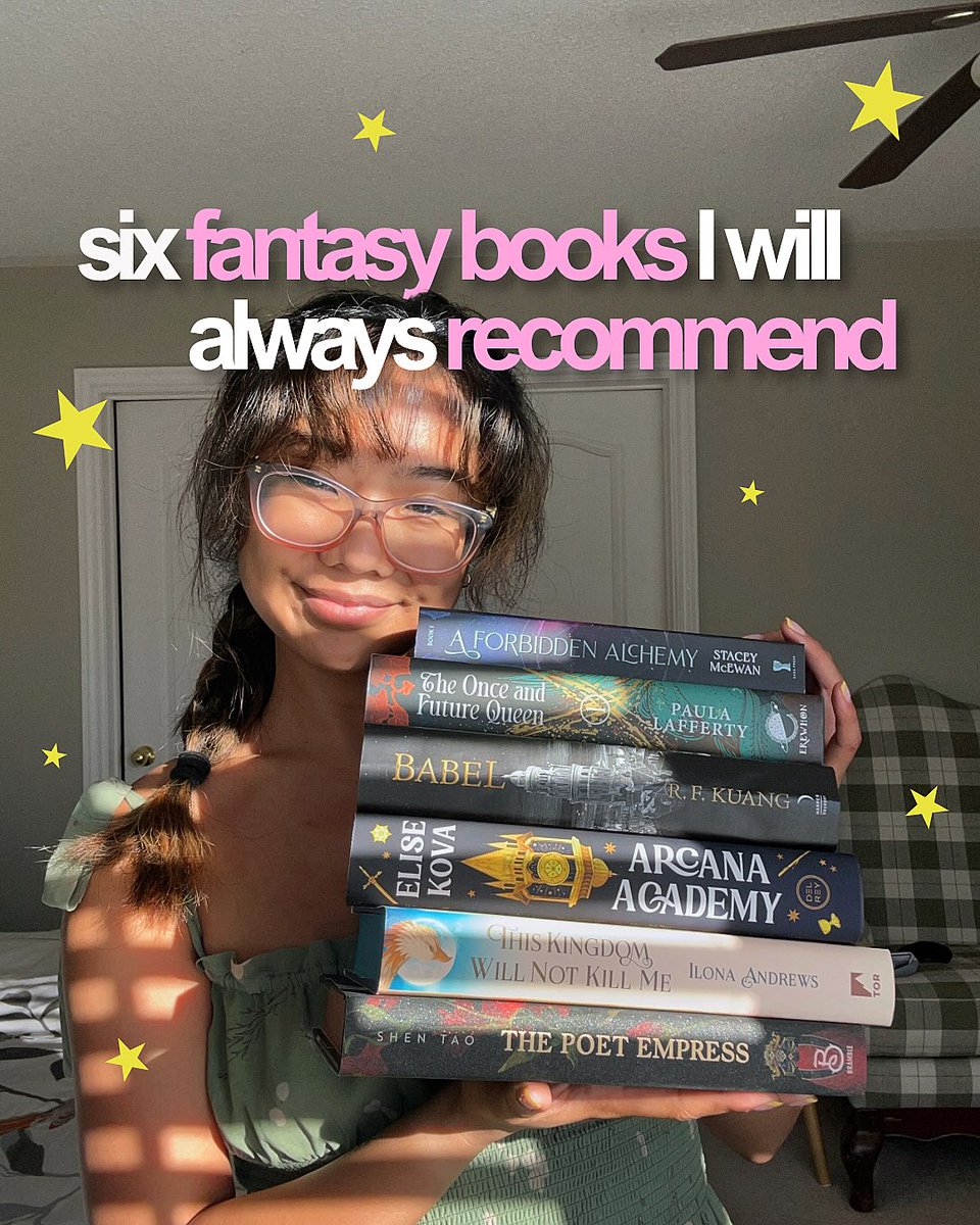 DamianCalomn's tweet photo. I’ll always shout from the rooftops that you need to read these fantasy books! Fantasy is my go-to genre, so I’ve read countless books over the years. These six are my unforgettable 5-star favorites that I still think about regularly. What are your https://t.co/NqkJvCrqBU