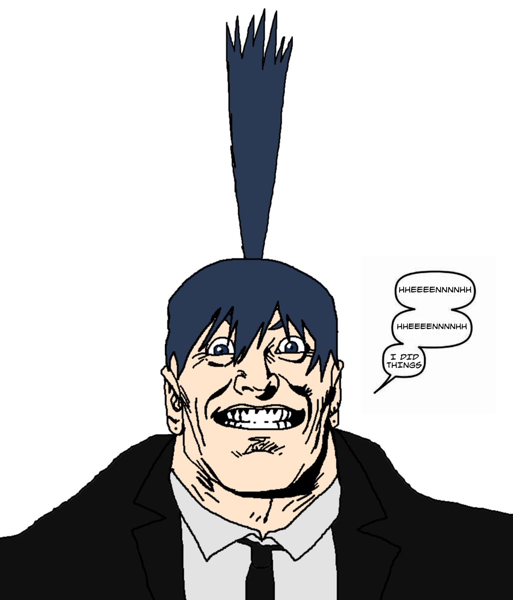 DenjisBodyGuard's tweet photo. // In the middle of their Tustle, an unexpected Intruder interrupts The Nail Fiend, and Hirofumi Yoshida https://t.co/SkFMLbIYEy