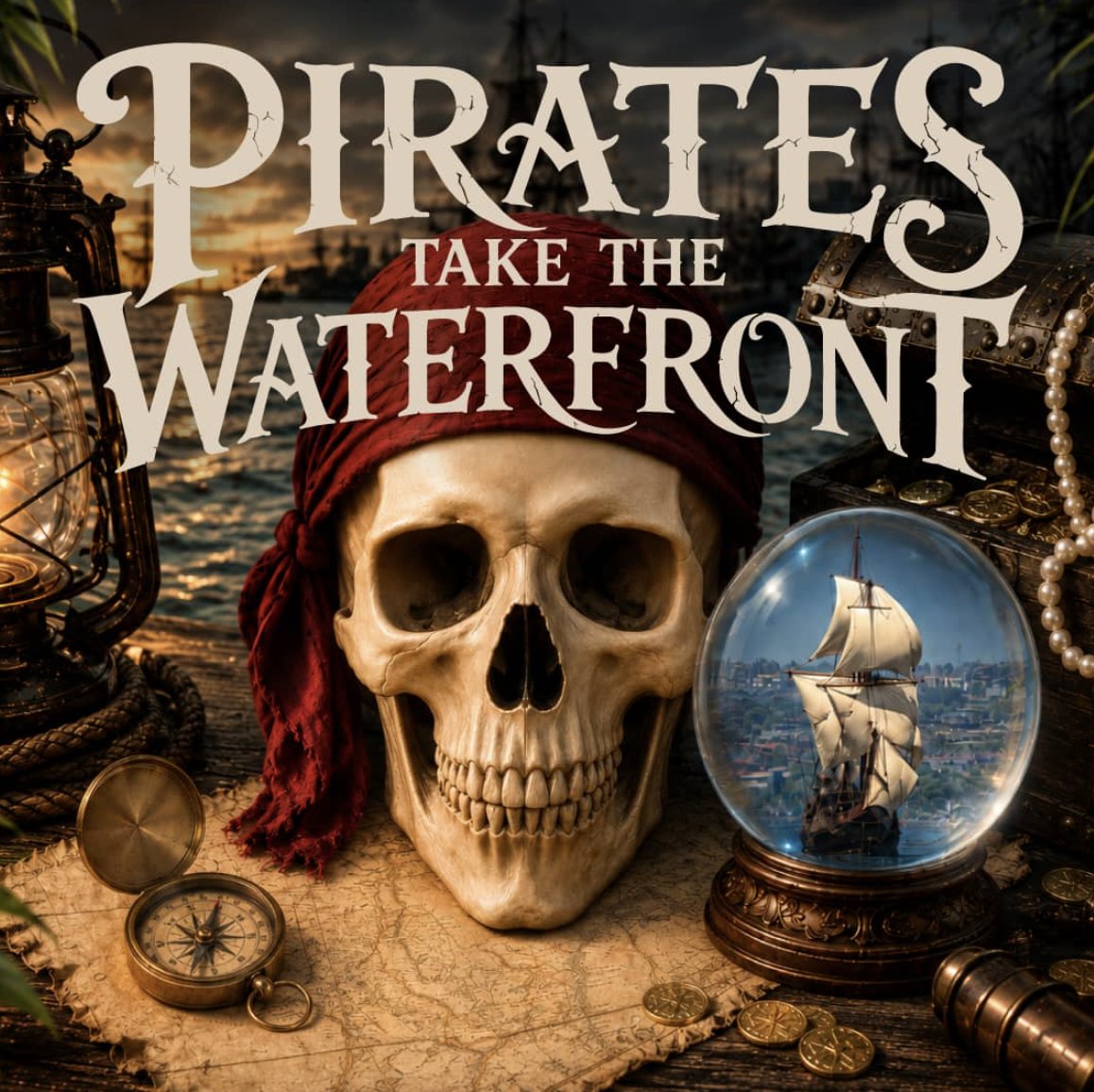 sdmaritime's tweet photo. A PIRATE INVASION IS COMING TO THE WATERFRONT!
This Labor Day Weekend, pirates are taking over the Maritime Museum of San Diego!
September 5–7, 2026
DRESS LIKE A PIRATE &amp; SAVE 25%
Wear your best pirate-inspired gear and receive 25% OFF walk-up General Admission. https://t.co/ciMjRtAz9S