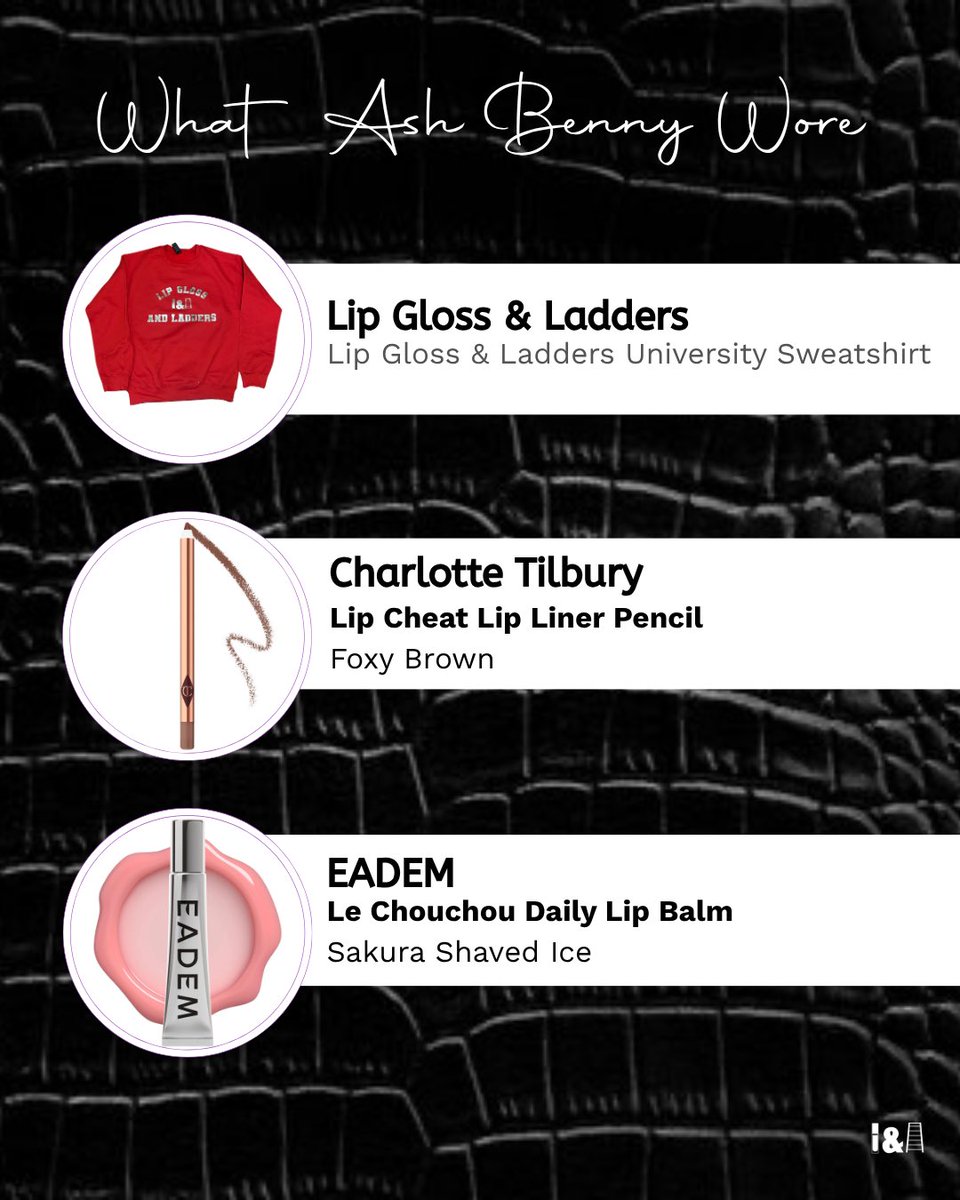 lipglossladders's tweet photo. Perfect look for a day of wrestling. Here’s what @signedbenny wore the following on today’s episode:
Red University L&amp;L Sweatshirt
@CTilburyMakeup Lip Cheat Lip Liner Pencil in Foxy Brown
@eademco Le Chouchou Daily Lip Balm in Sakura Shaved Ice
#charlottetilbury #eadem #wrestling https://t.co/t3tkVC5Ikg